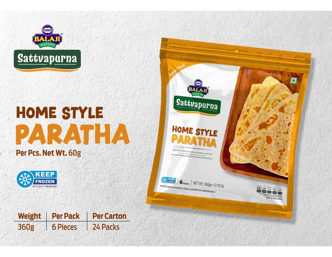Home Style Paratha (Sattvapurna)